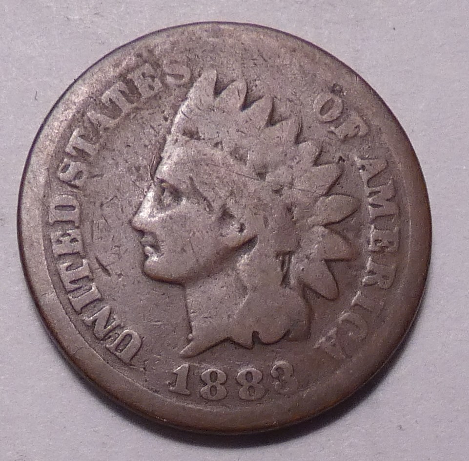1883 Indian Head Cent Penny - IHC