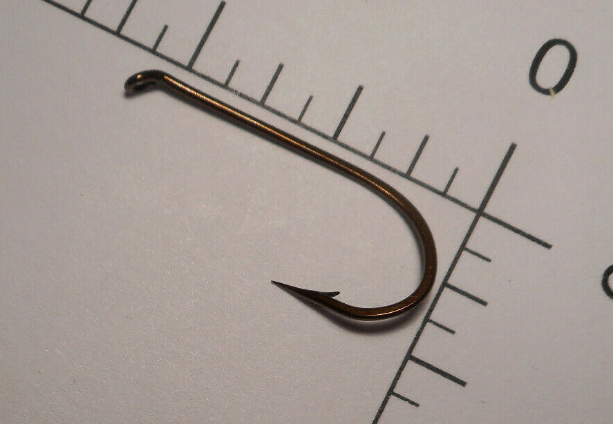Mustad #2 Fly/BAIT VIKING Hooks FORGED TD EYE FINE WIRE REVERSED NORWAY 79589