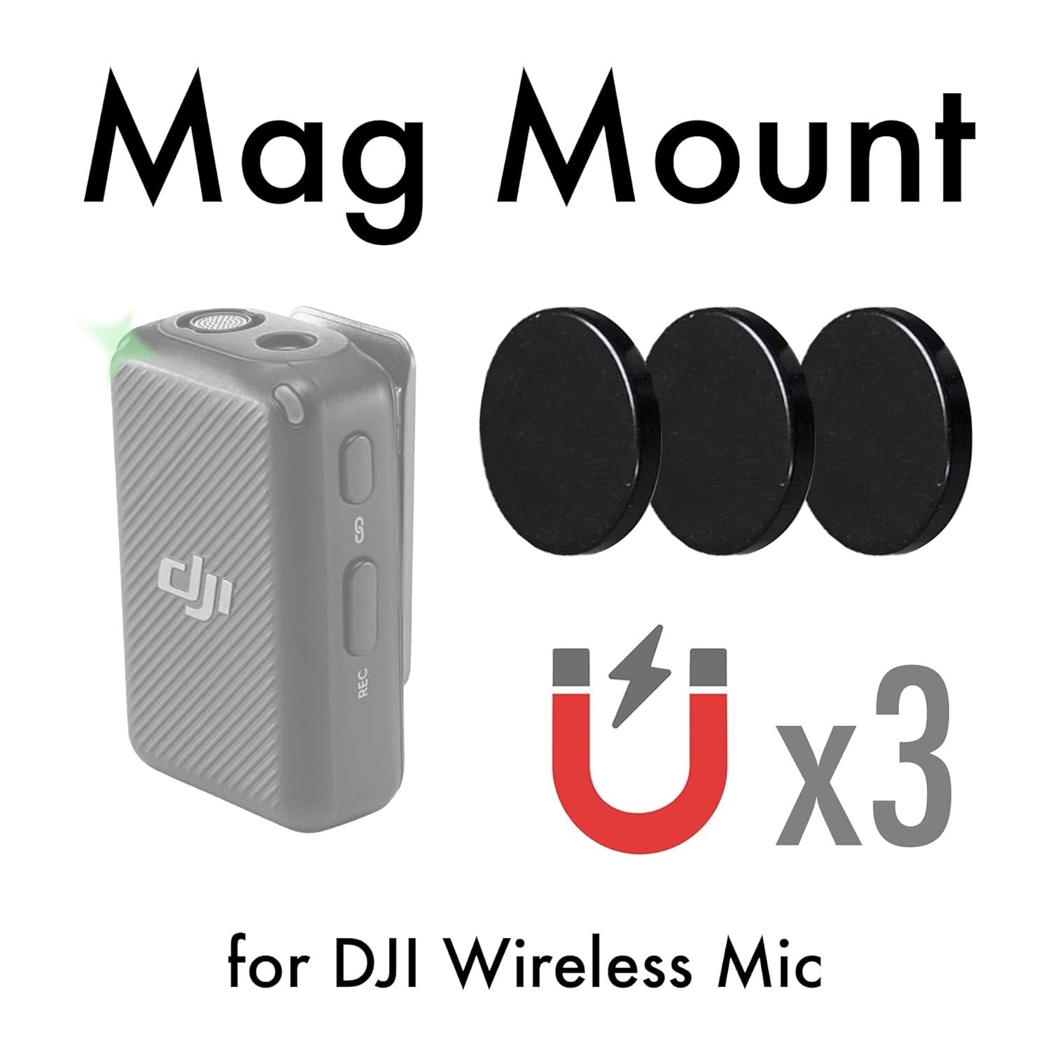 DJI Mic ULTRA Strong Replacement Magnets - DJI Mic 2, DJI Mic Mini Accessories