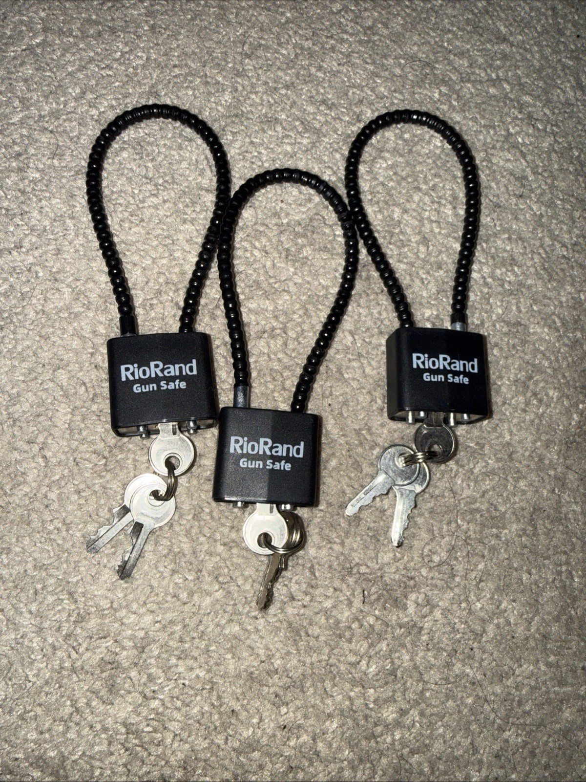 Gun Cable Lock With Key