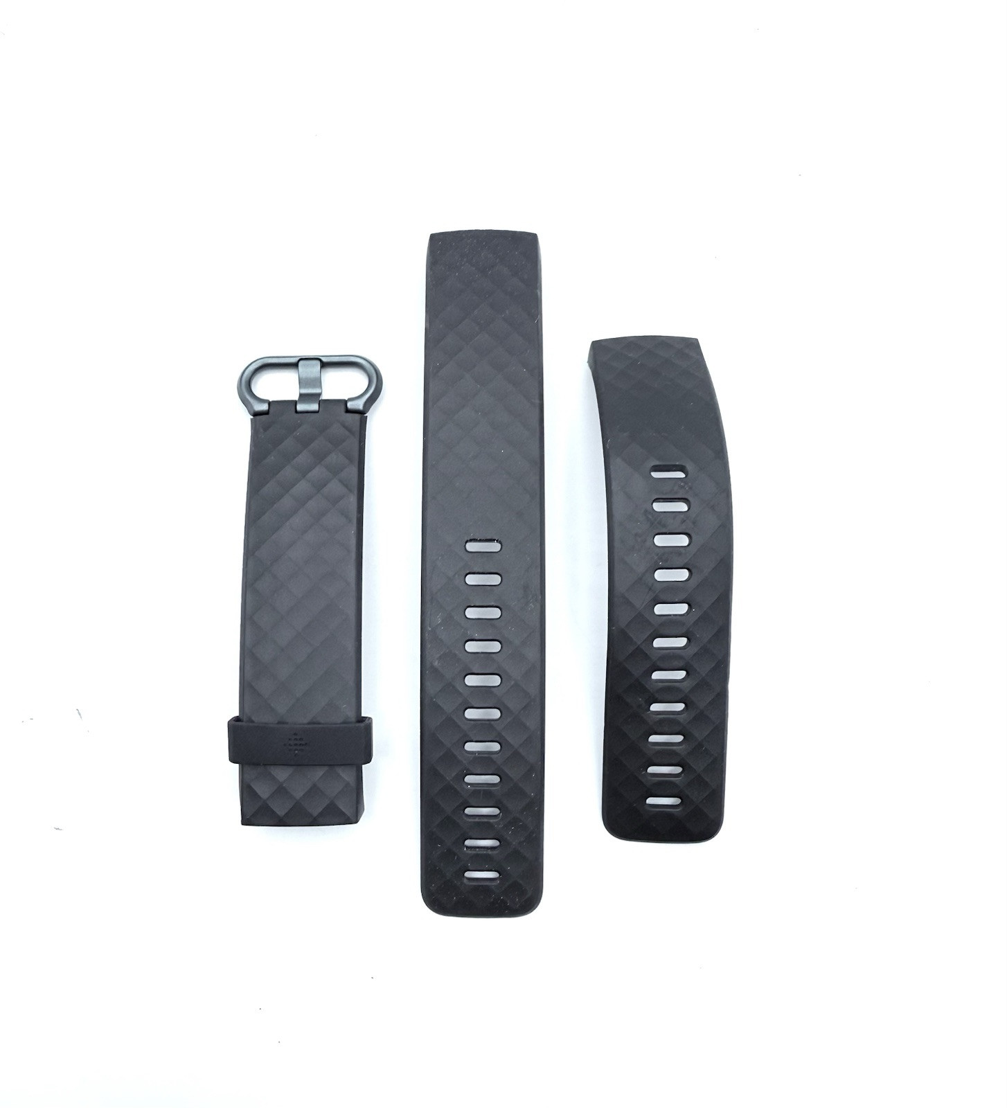 Fitbit S & L Bands for Fitbit Charge 3, Charge 4 - Black (Lightly Used)