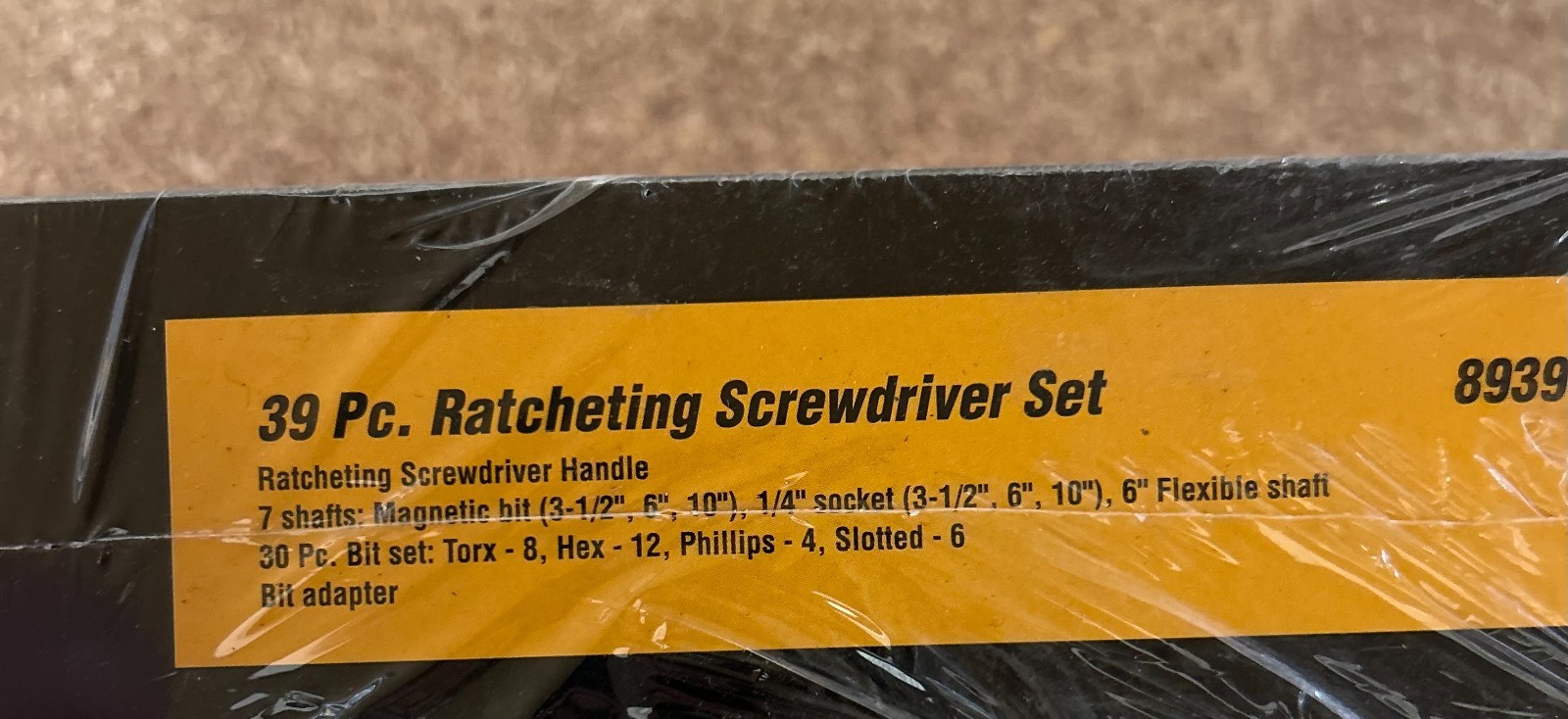 Gearwrench 39 Pc. Ratcheting Screwdriver Set 8939