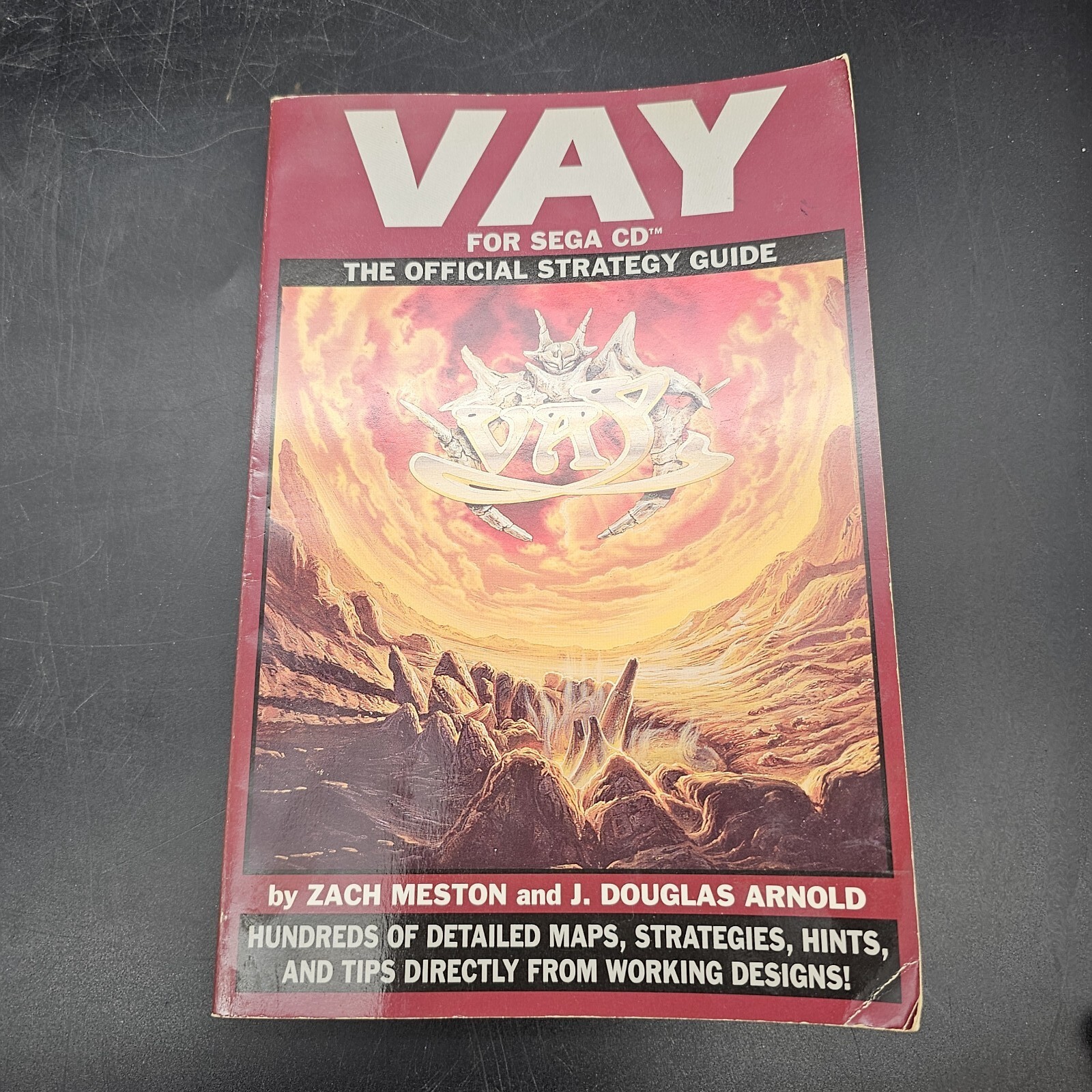 VAY For Sega CD THE OFFICIAL STRATEGY GUIDE By Zach Meston