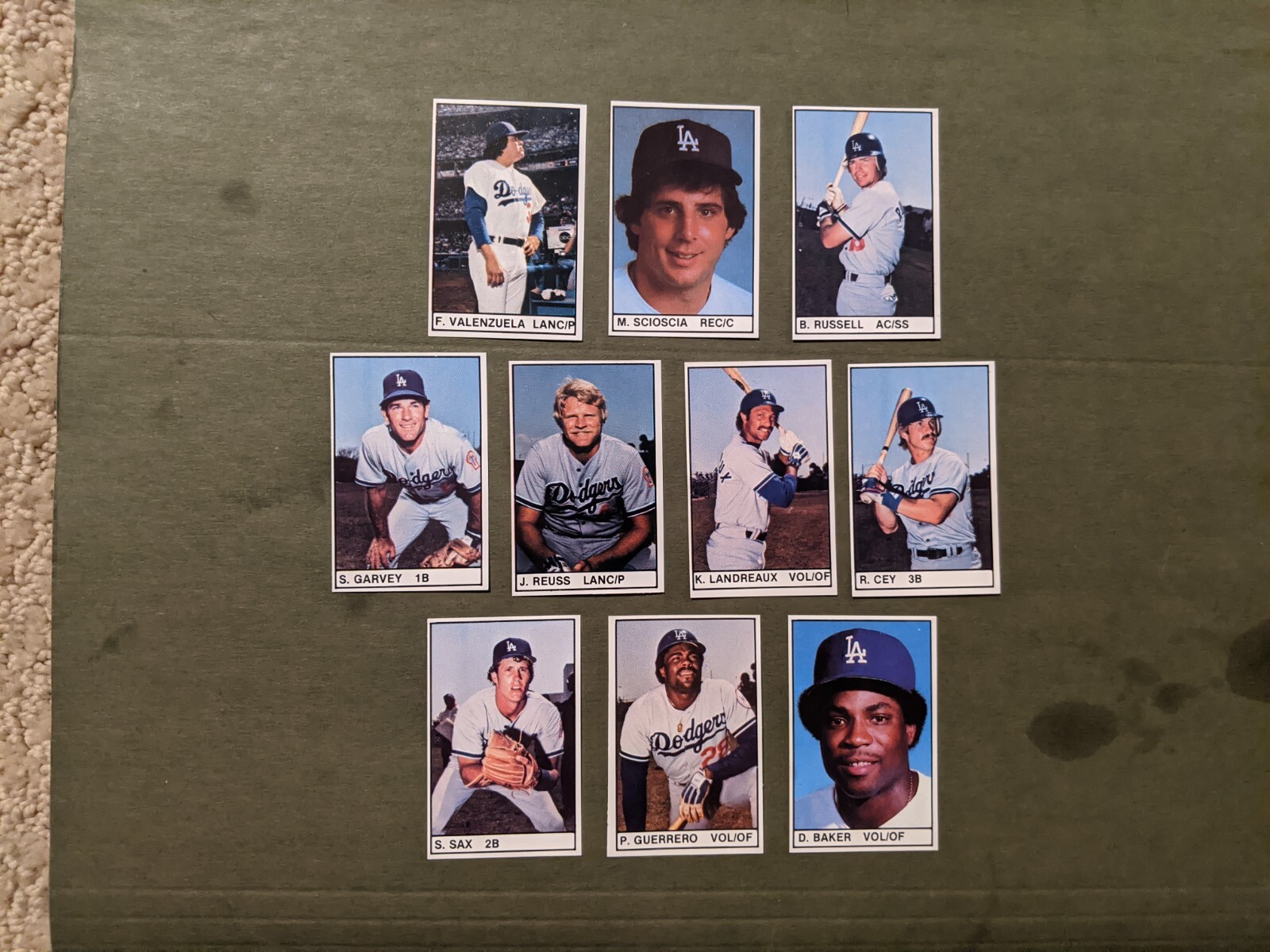 U Pick - 1982 All-Star Game Program Insert "Common Players"