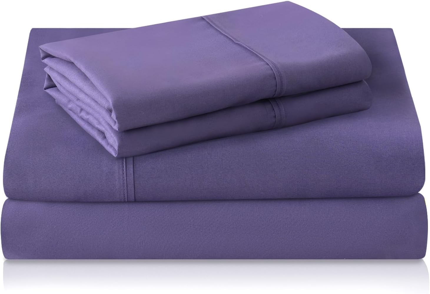 Full Bed Sheets Set Soft Breathable Bedding Sheet Set Sheets Set W/ 16" Deep