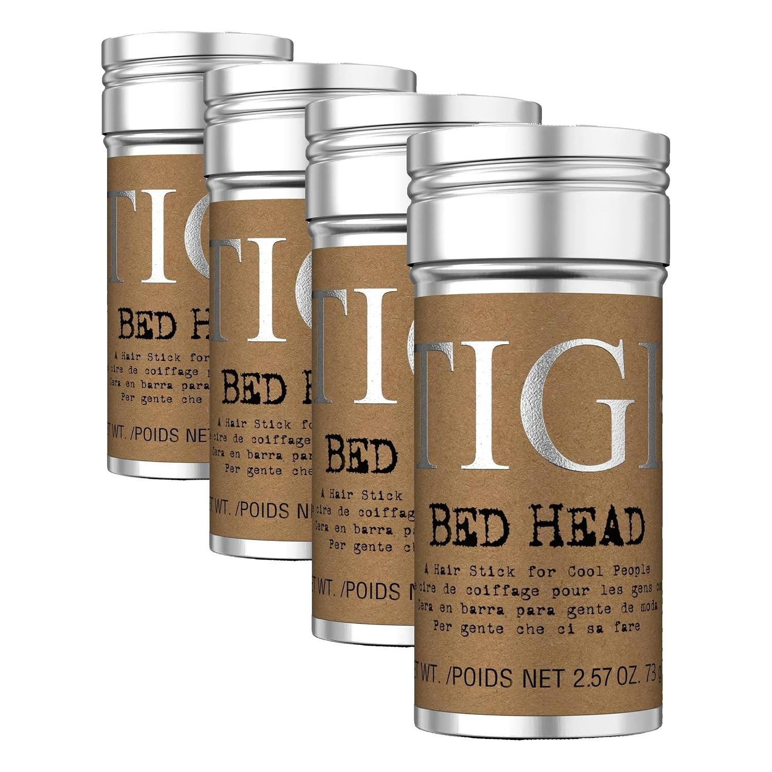 BedHead TIGI Hair Wax Stick Styling Definition Hold Humidity Resistant 2.5 4PK