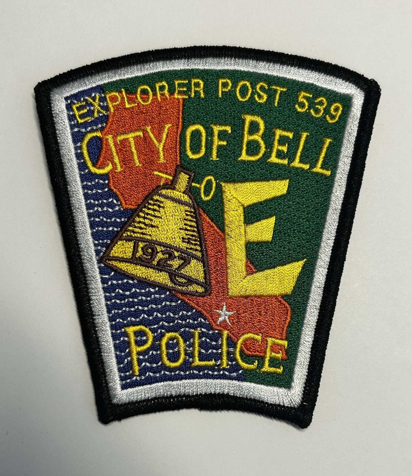 CALIFORNIA CITY OF BELL POLICE EXPLORER POST 539 PATCH LOS ANGELES COUNTY #PDD62