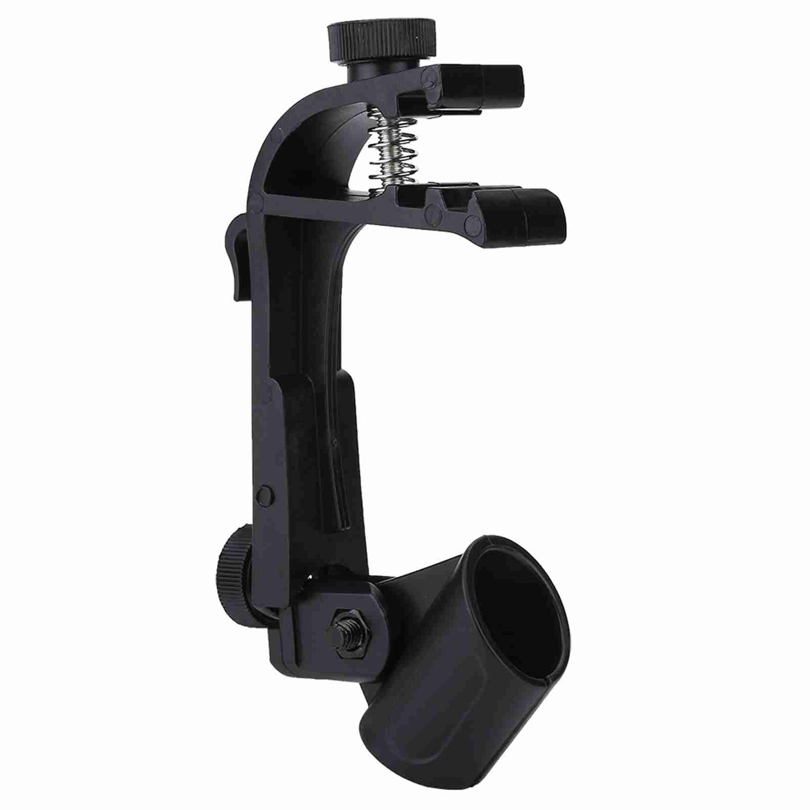 2 Pcs Adjustable Drum Mount Microphone Clip For Hands-Free Recording Or
