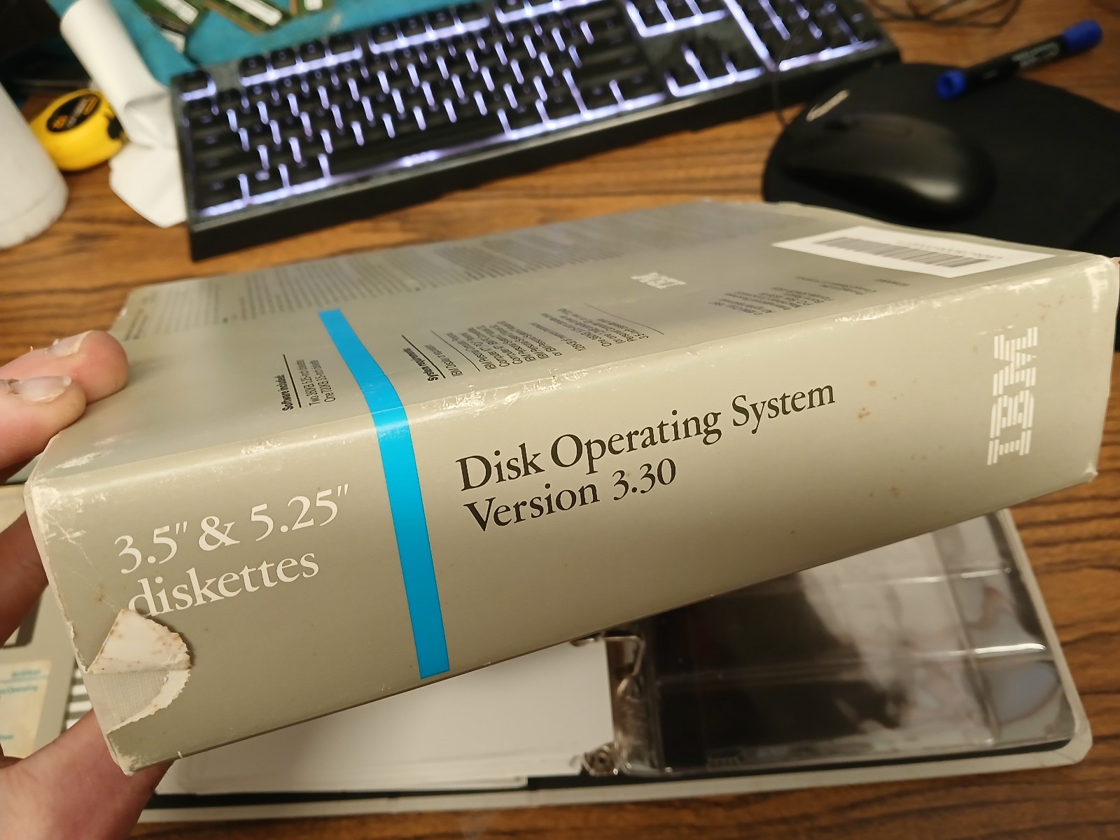 IBM DOS 3.30 Disk Operating System 1987 1st Edition 5.25/3.5" Software Disks CIB