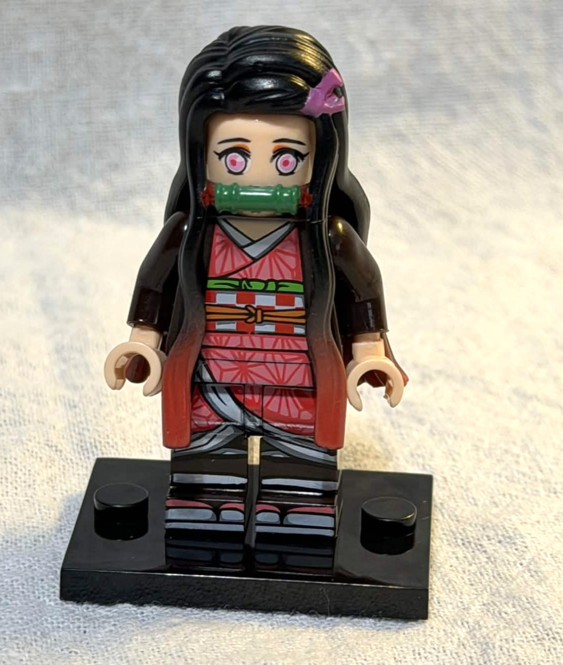 Nezuko Kamado- Custom Minifigure- Demon Slayer Themed