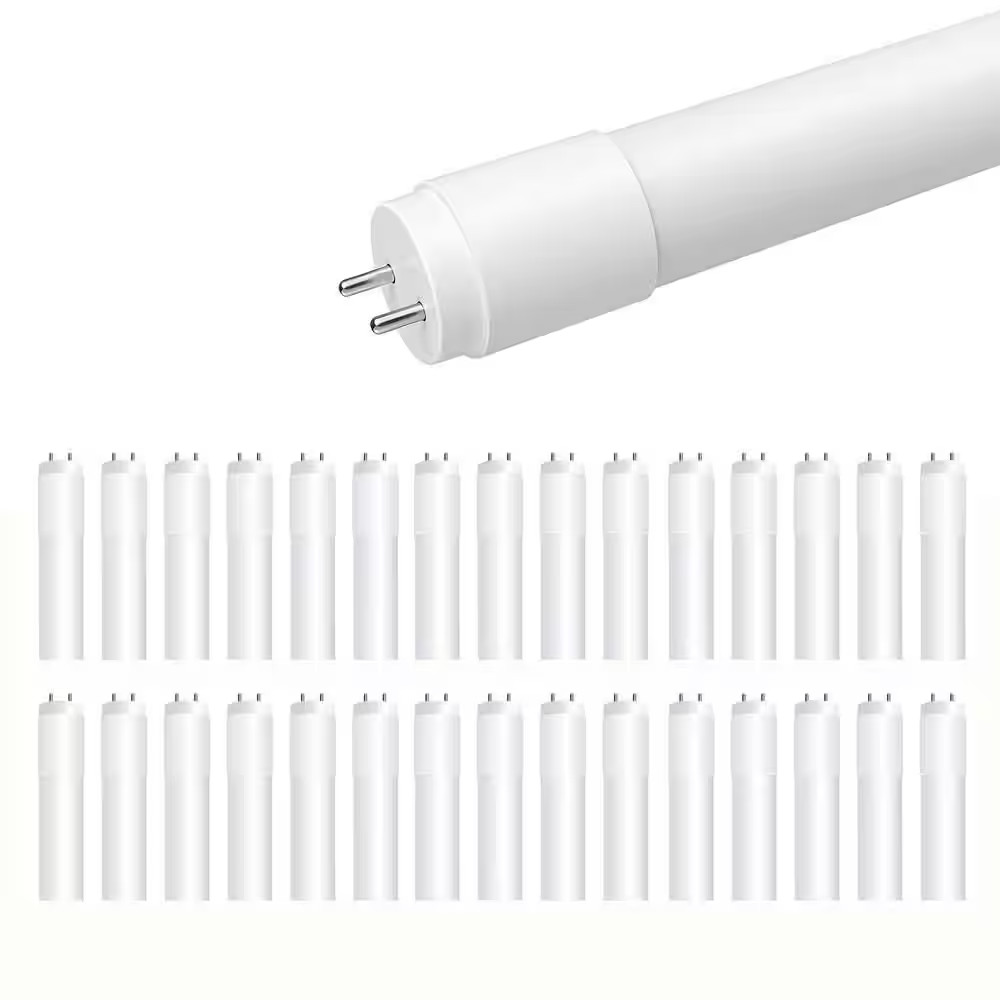 18-Watt 4 Ft. T8 G13 Type a Plug and Play Linear LED Tube Light Bulb, Cool White