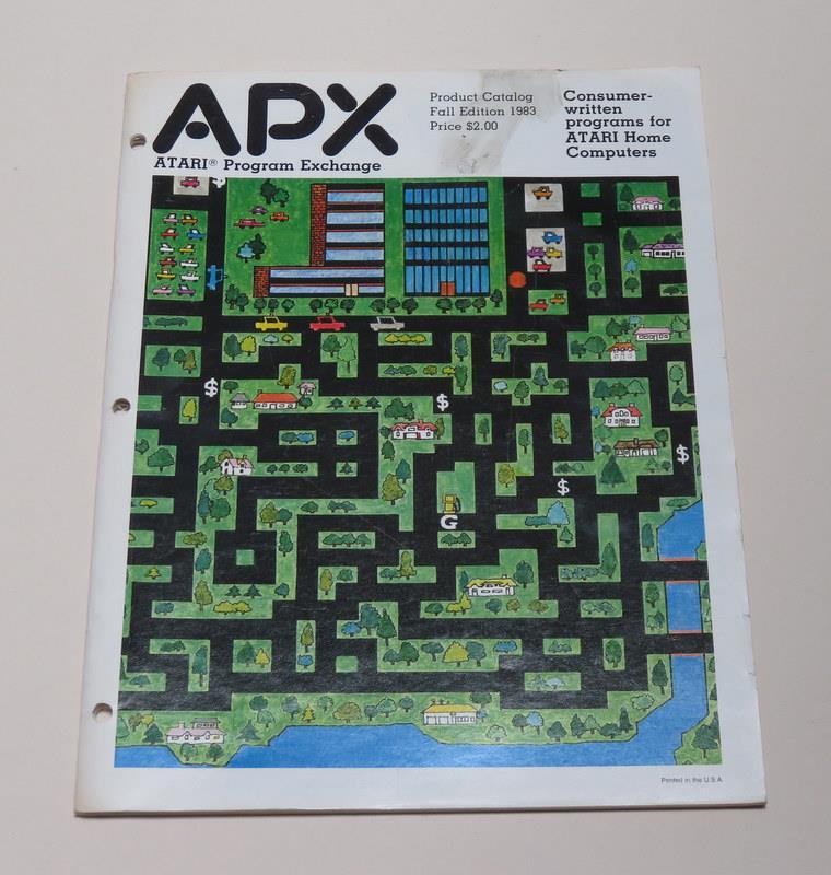 Vintage APX Atari Program Exchange Fall 1983 Catalog