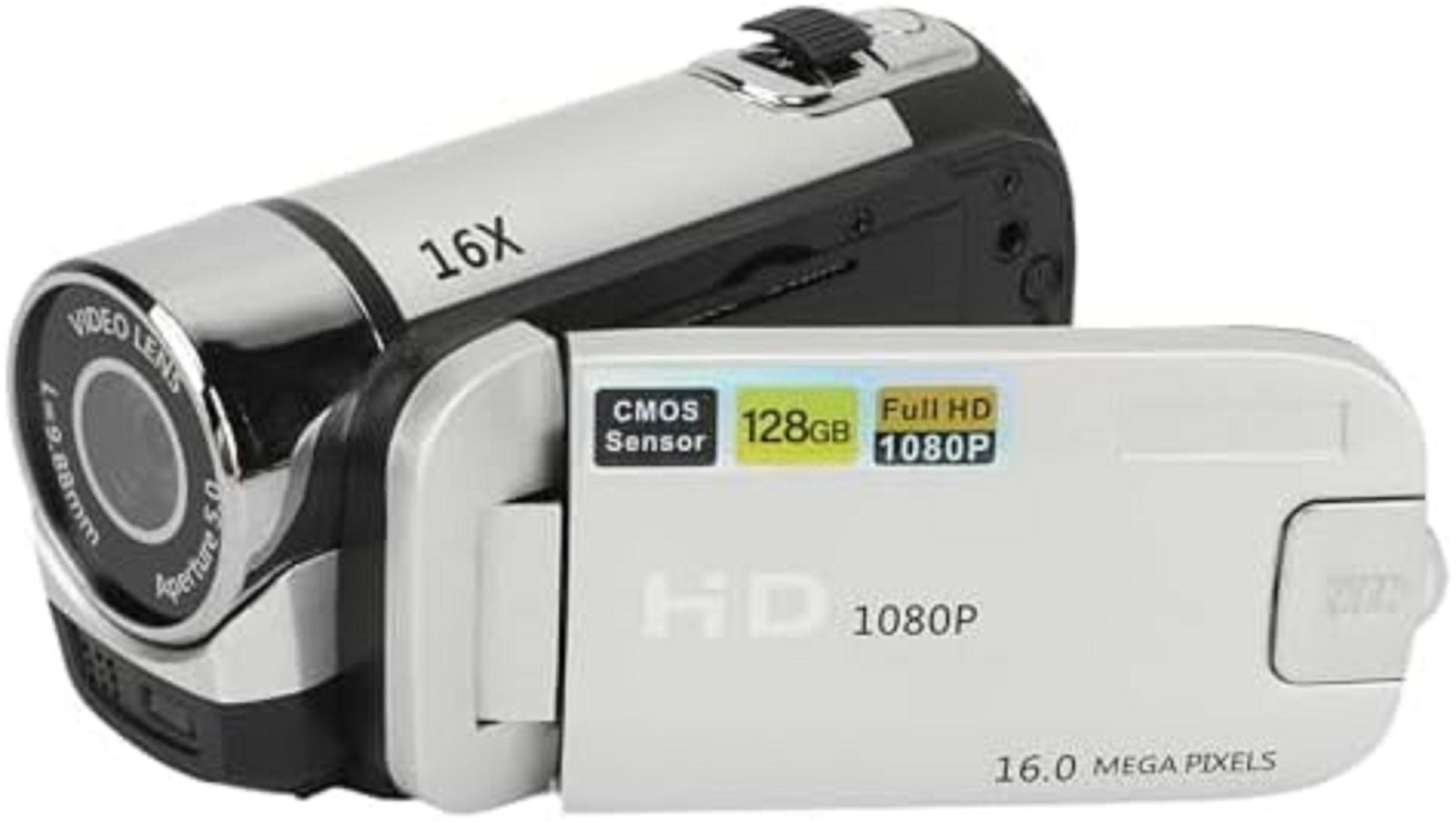 Vintage Video Camera Camcorder, 16Mp Cam Corder, 1080P Digital Camera, 2.4 Inch