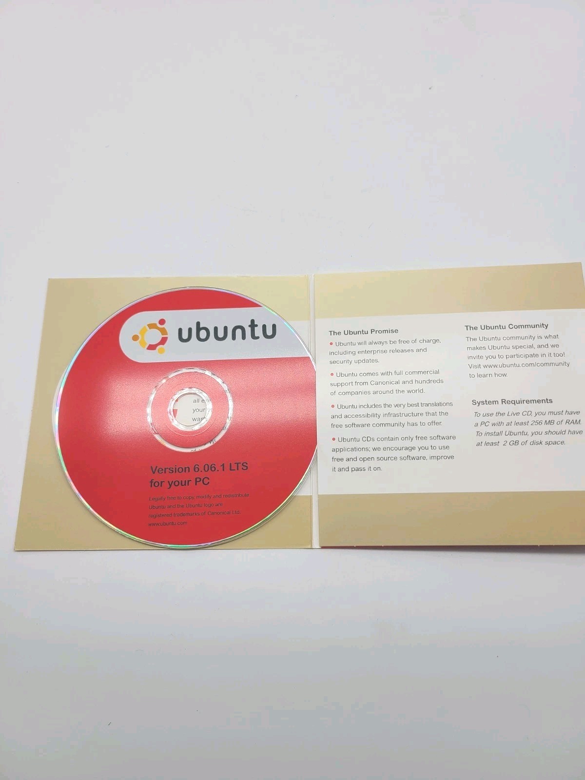 Ubuntu Linux Version 6.06 LTS Software