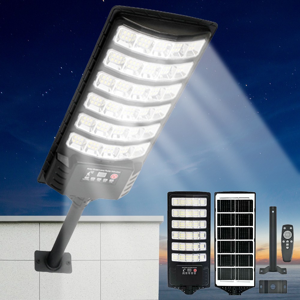 Commercial 1000000LM LED Outdoor Dusk to Dawn Solar Street Light Road Area Lamp