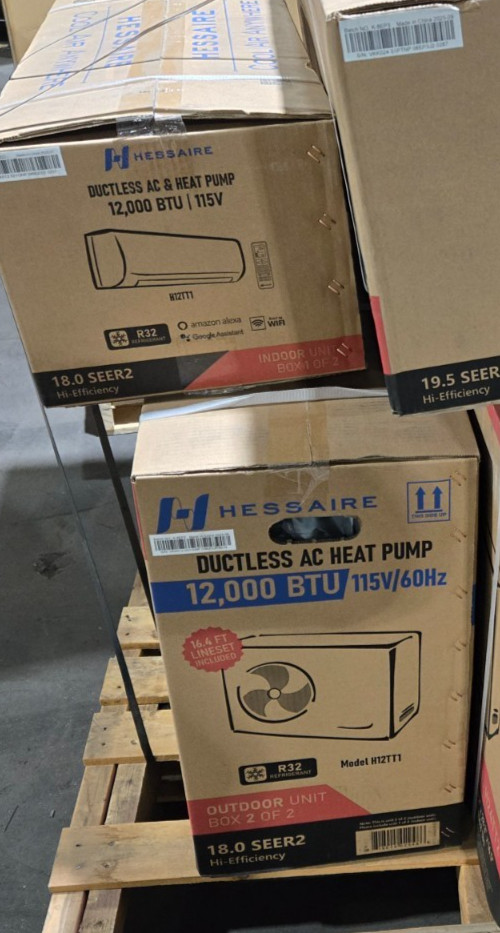Hessaire Ductless AC Heat Pump 12,000 BTU 18.0 Seer2 Part 1 & 2