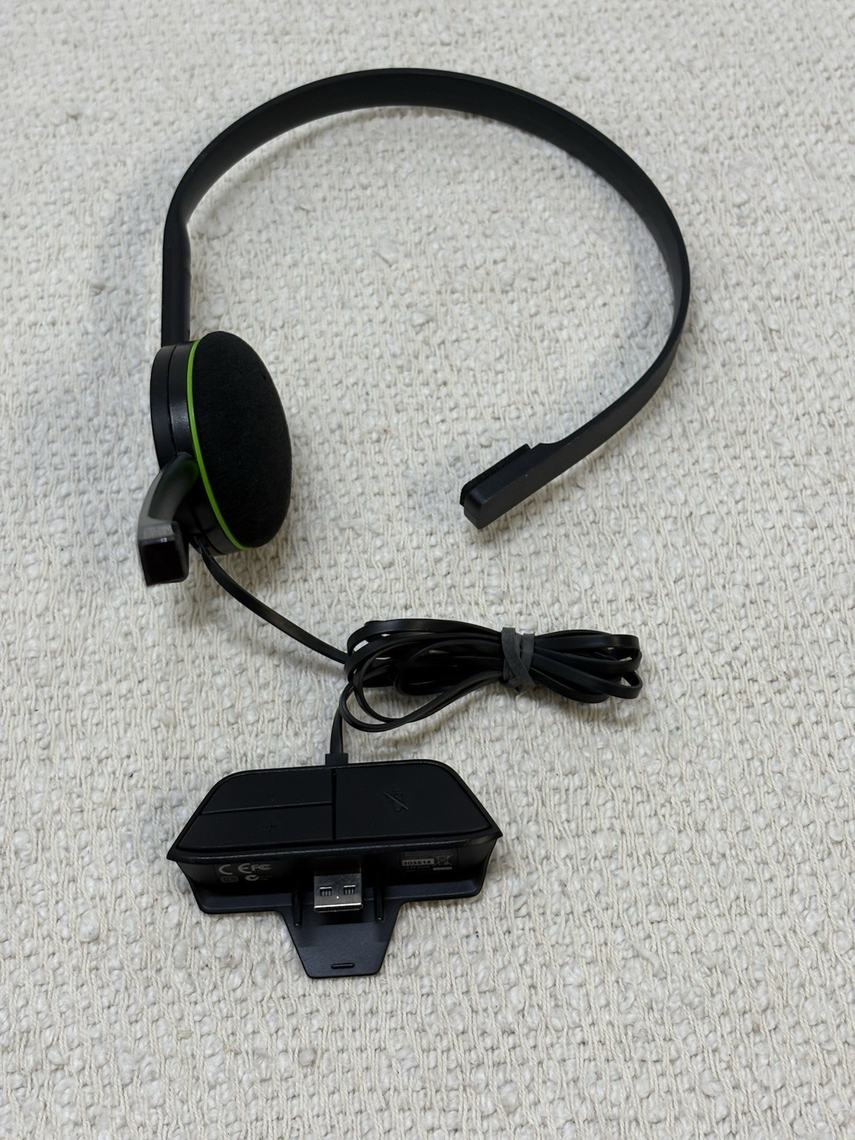 Microsoft Xbox One Wired Mono Headset Mic Microphone Model 1564