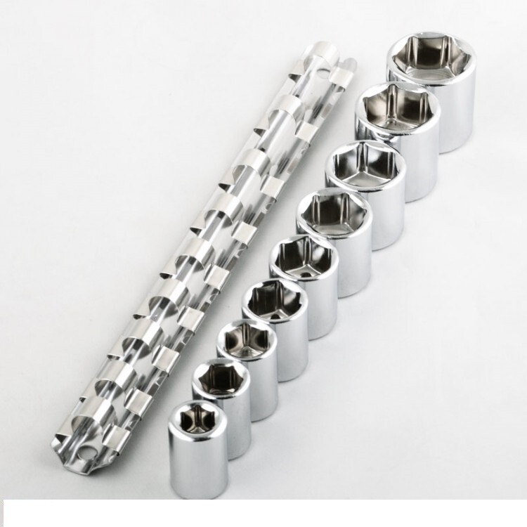 10pc Shallow Socket Set 3/8" inch Drive Metric Automotive Mechanic