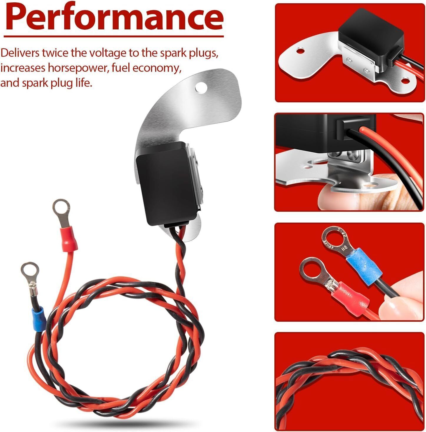 for 1181 Pertronix Ignitor Electronic Ignition Conversion for Delco 8 Cylinder