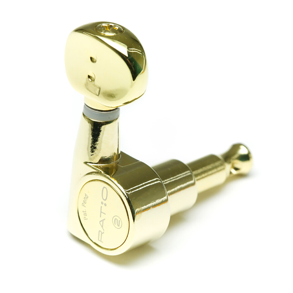 Mint Graph Tech PRN-2731-G0 Ratio Machine Heads - Electric Classic Gold 2 Pin