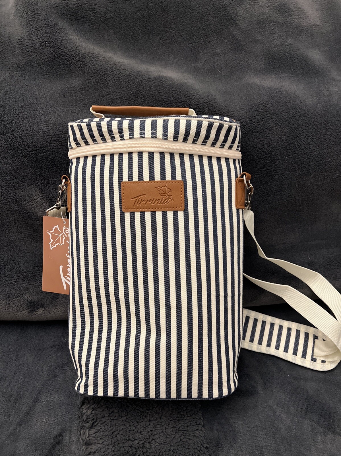 Wine Cooler Bag Tirrinia. Two Bottles Portable. New With Tags travel cooler