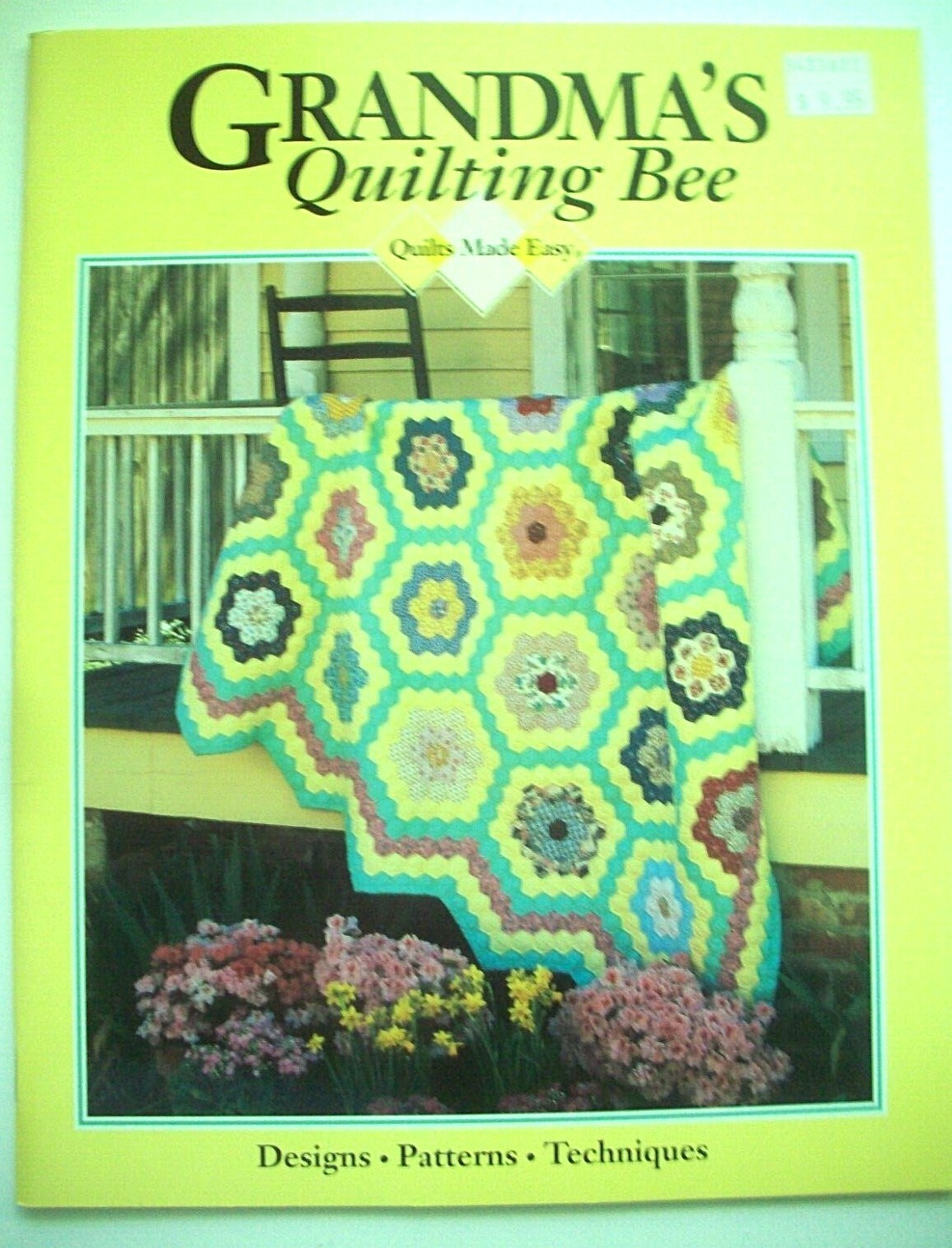 Quilts Made EASY pattern Grandma's quilting bee hexagon Dresden plate wedding O