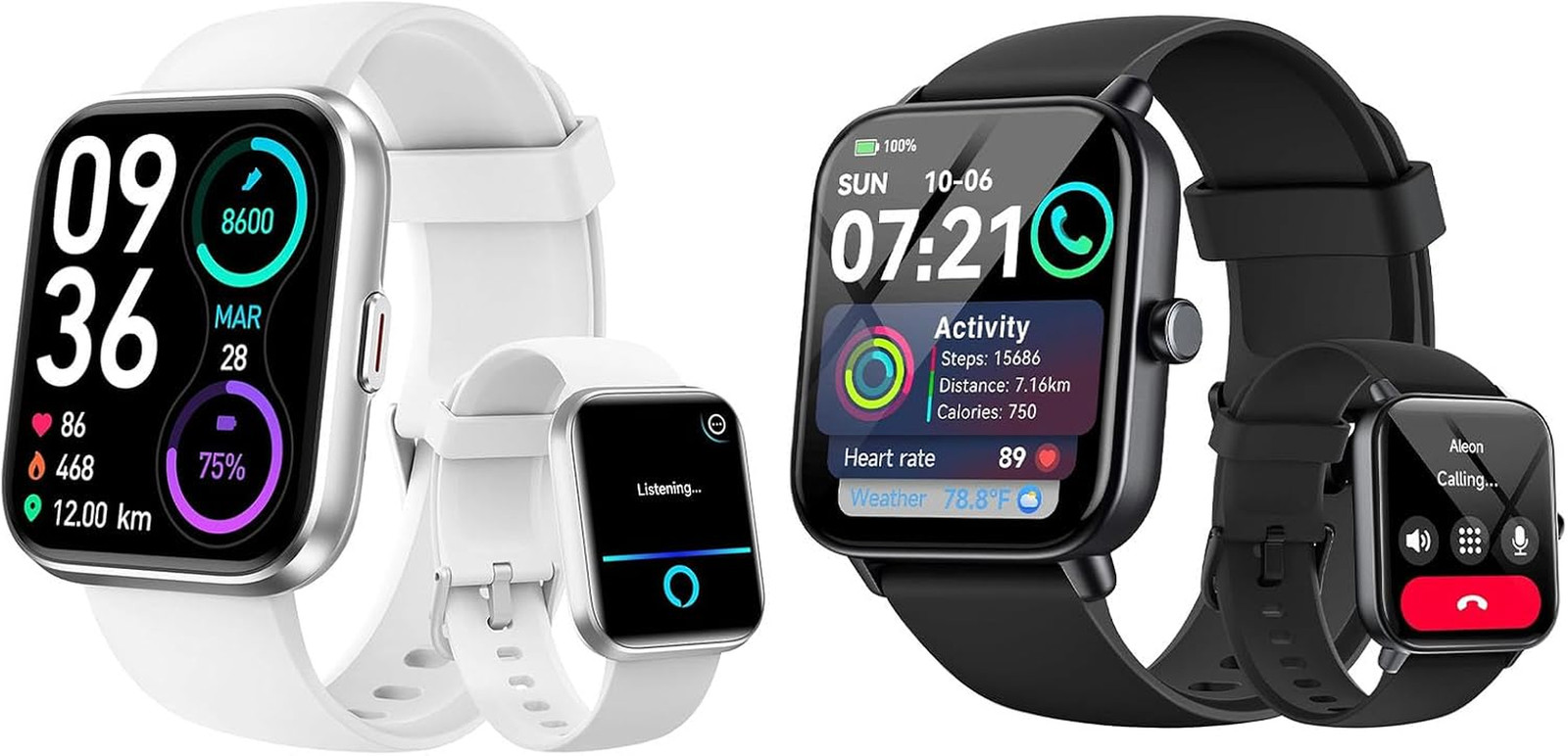 Smart Watches for Men, 2024 Newest Fitness Watches Women, Alexa Built-In & Stabl