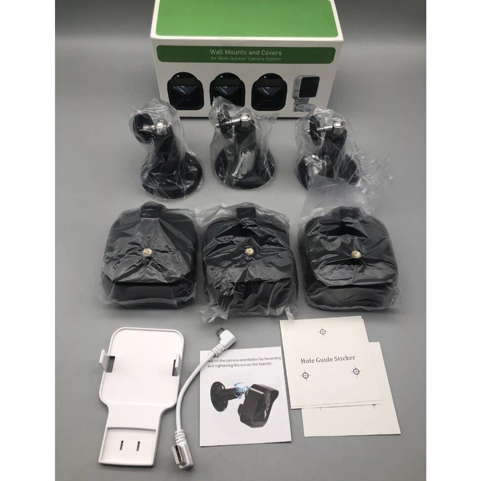 Wall Mounts & Covers FOR Blink Outdoor Camera Surveillance 2-Boxes *READ NOTES