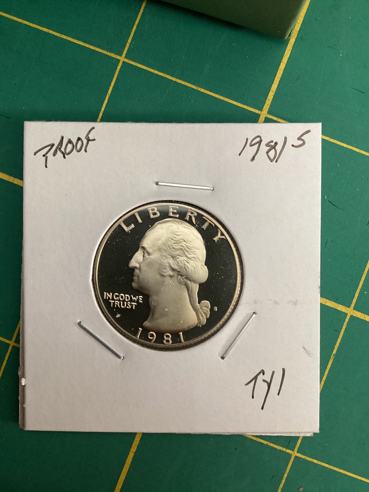 1981 S Washington Proof Quarter  TY 1 Free Shipping