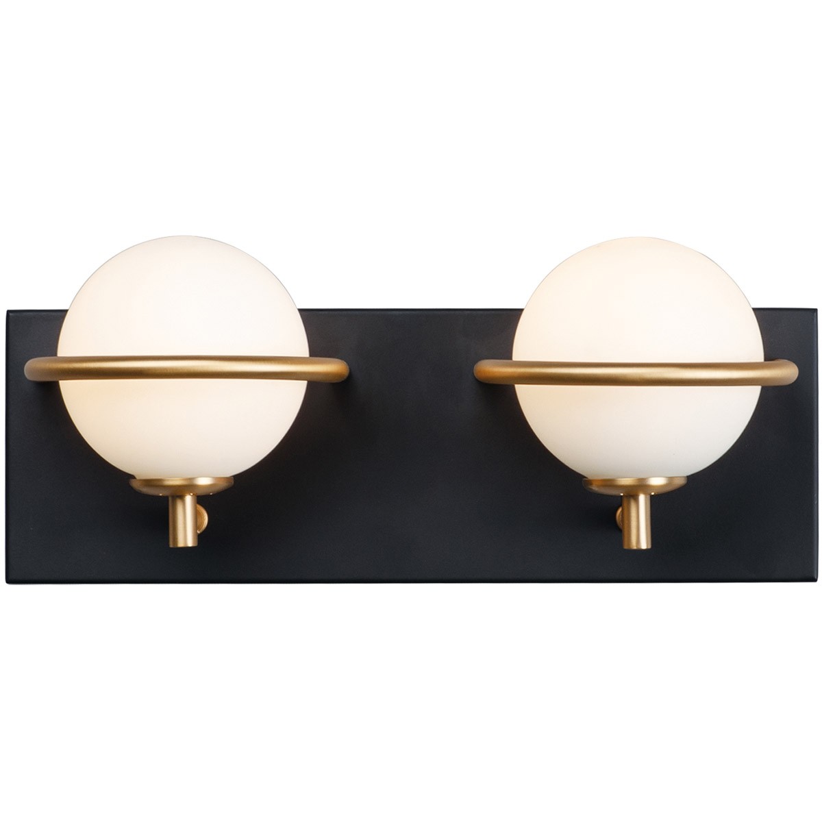 Maxim Lighting 21602SWBKGLD Revolve Bath Vanity Wall Light