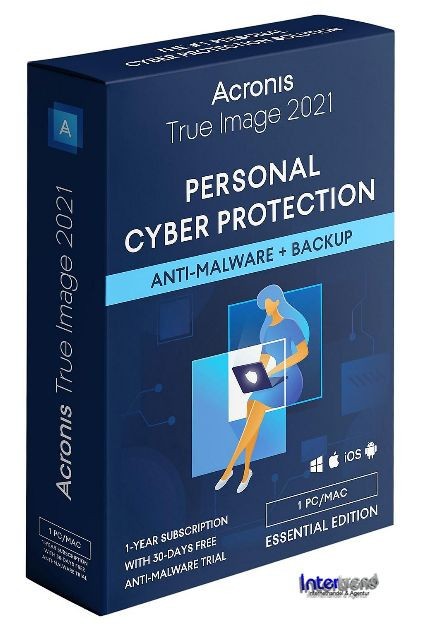 Acronis True Image 2021 Full Version 1 PC/Mac 1 Year + Universal Restore DE/ML NEW