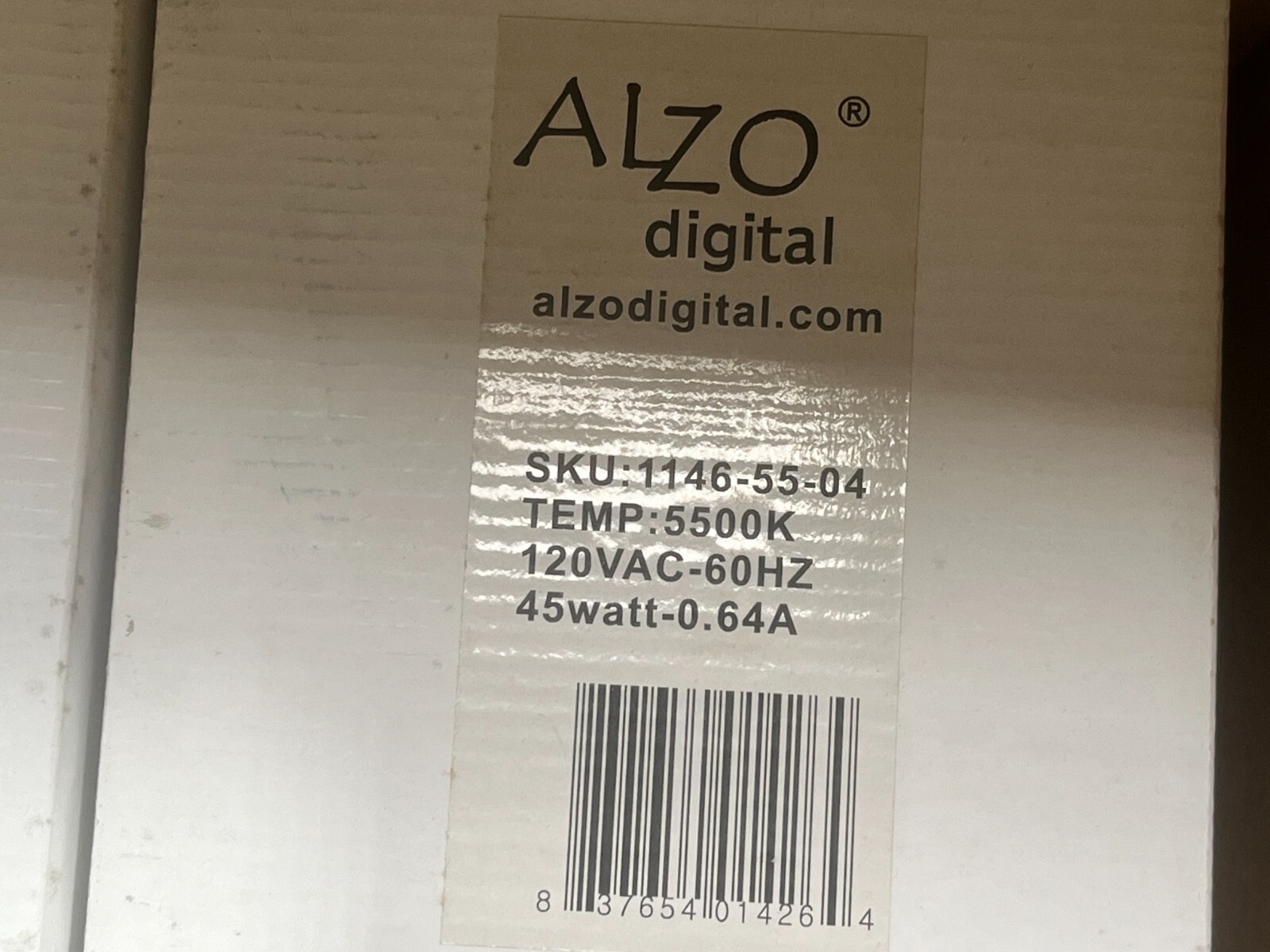 ALZO 45W CFL Photo Light Bulb 5500K, 2800 Lumens, 120V, Pack of 4