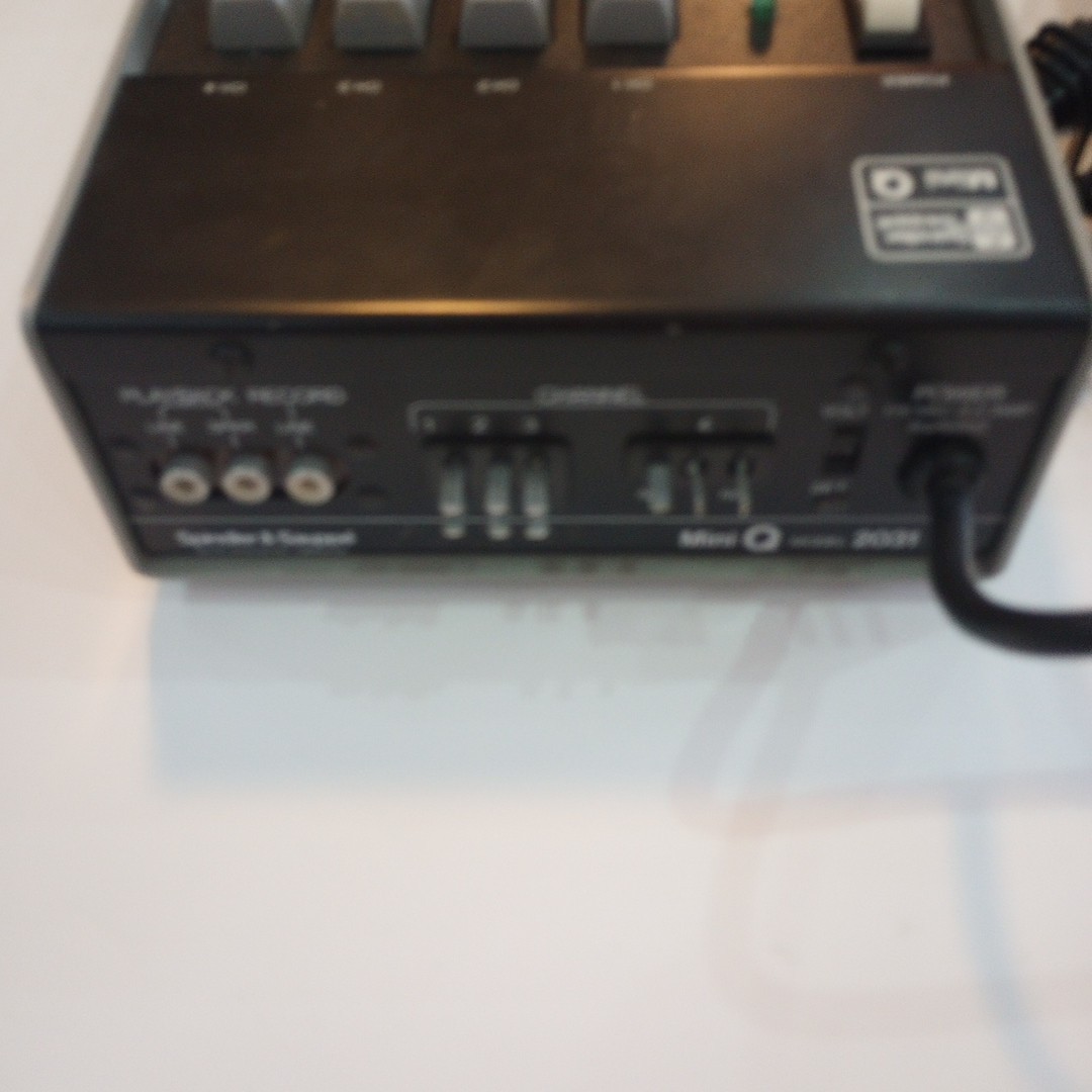 Vintage Spindler & Sauppe Mini Q Model 2031 Control Unit w Case. UNTESTED