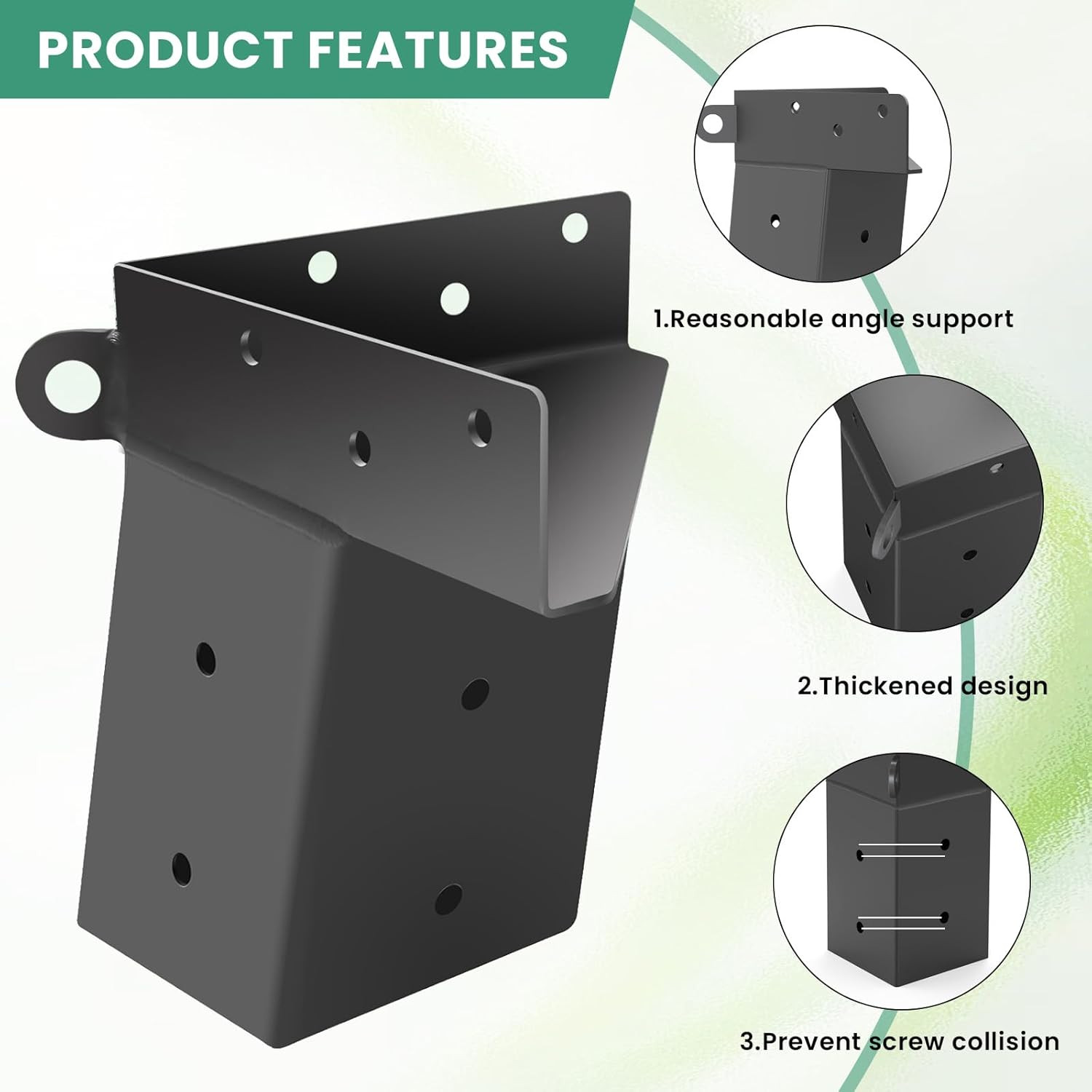 4Pcs Deer Stand Brackets 4x4 Elevator Hunting Platform Tree House Supports