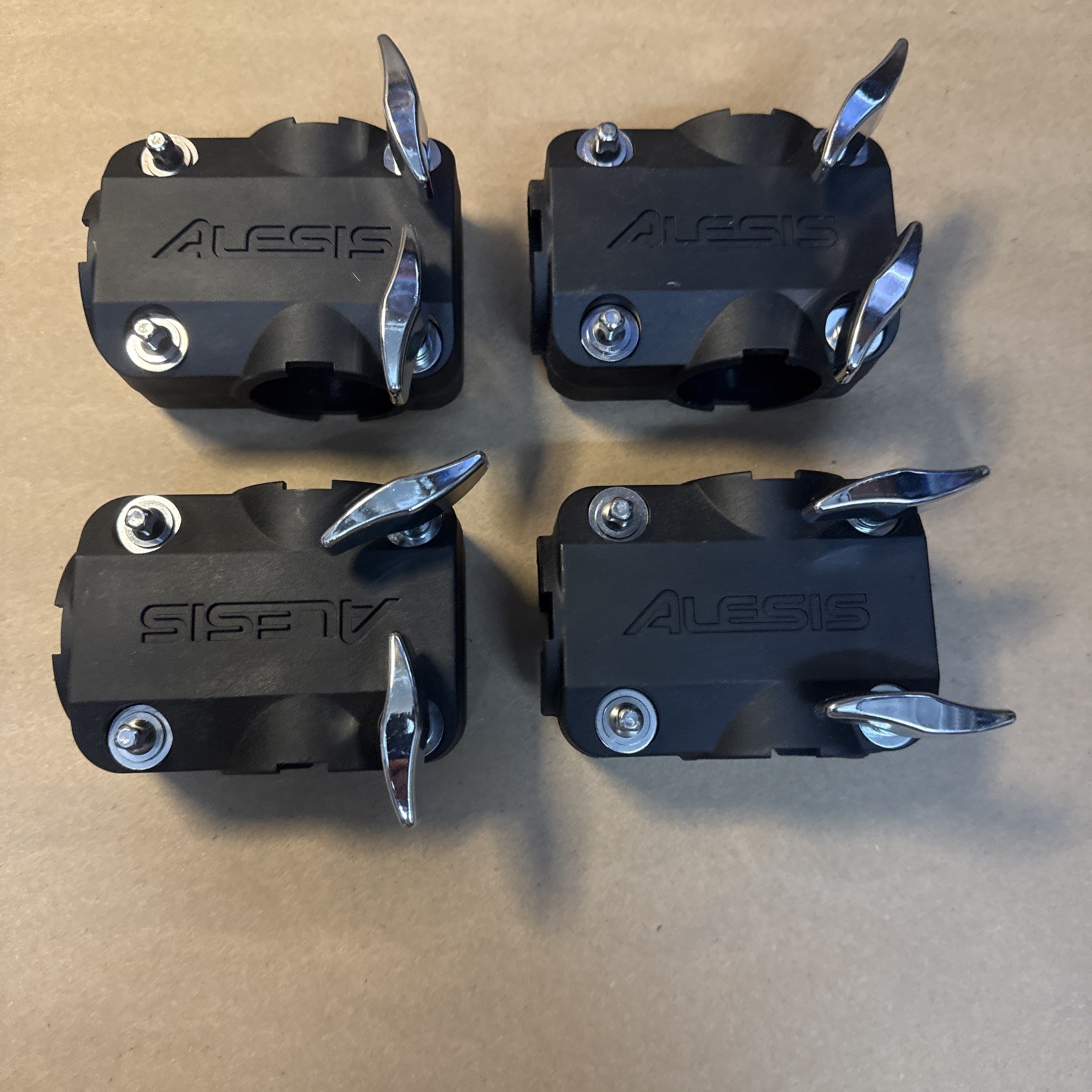 Alesis T-Clamp Electronic Drum Kit Rack 1.5" Command Surge E-Drums (4 pcs)