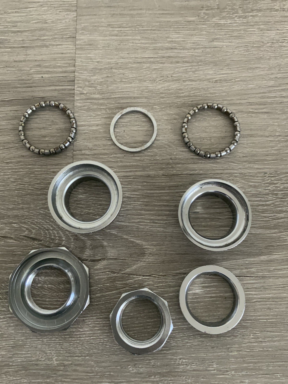 BRITISH STEEL HEADSET ONE INCH THREADED BSA 148 GRAMS