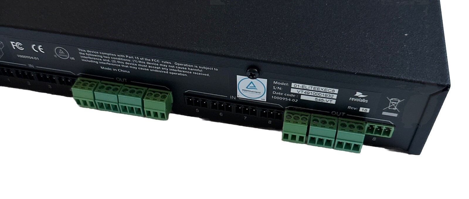 Revolabs Executive Elite | 01-ELITEEXEC8 | 8 Channel Audio Conferencing System