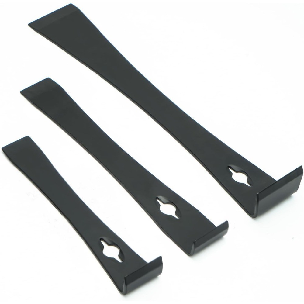 Bates- Flat Pry Bar Scraper, 3 Pack, 5-1/2", 7-1/4" and 9-1/2", Black, Trim