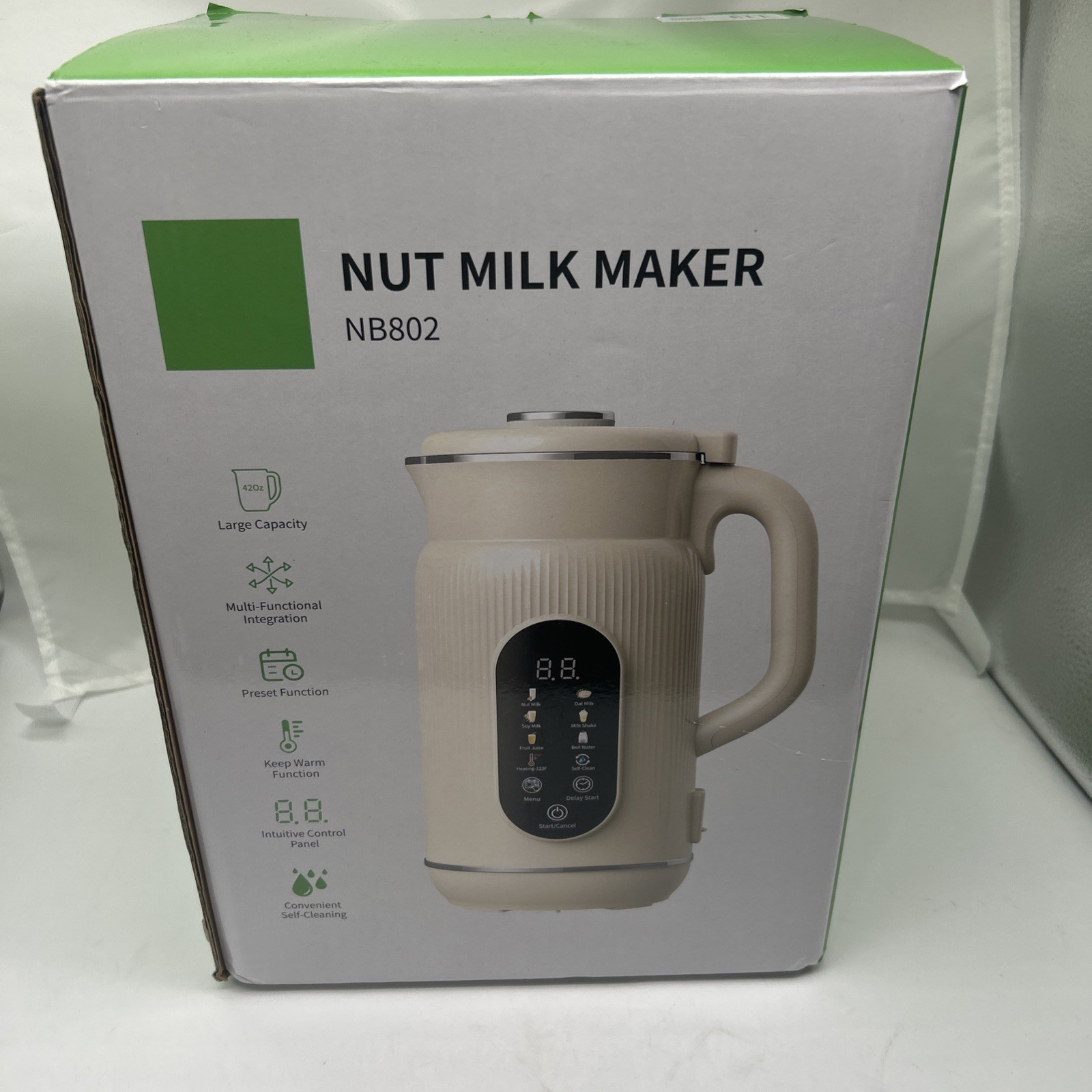 Kidisle QDor 42oz Multifunctional Nut Milk Maker HB-NB802, New Open Box