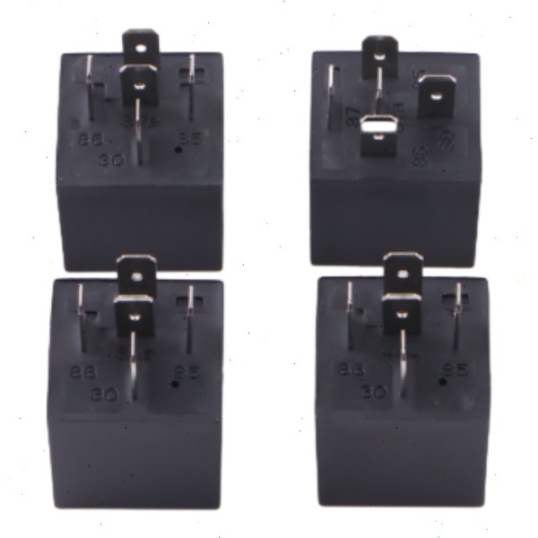 4Pcs New Relay Switch 6679820 for Bobcat Excavator E19 E20 E25 E26 E32 E32i E35