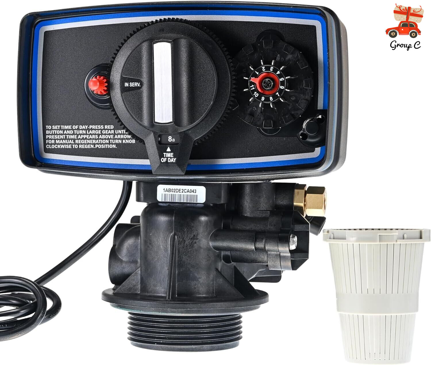 Automatic Fleck 5600 12 Day Control Timer Valve For Water Filter Softener Resin