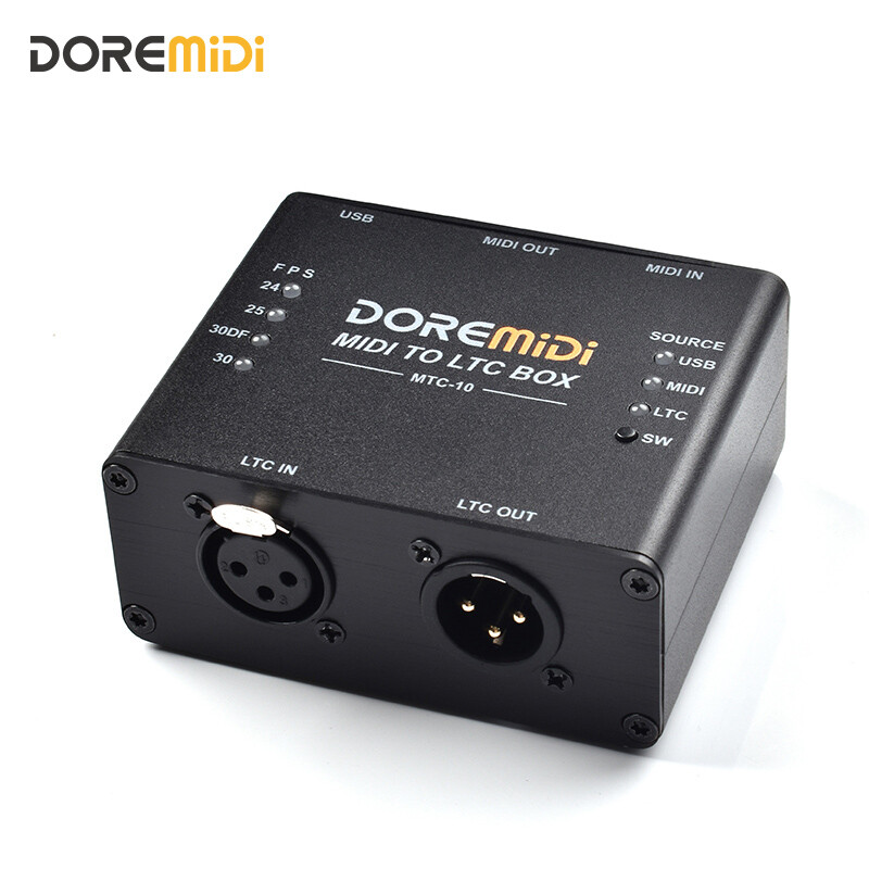 MIDI To LTC Box (MTC-10) Is A MIDI Time Code and SMPTE LTC Time Code Conversion