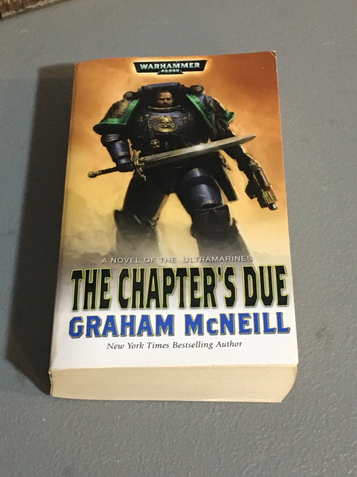 BOOK WARHAMMER 40K USED THE CHAPTER'S DUE GRAHAM MCNEILL SOFTBACK