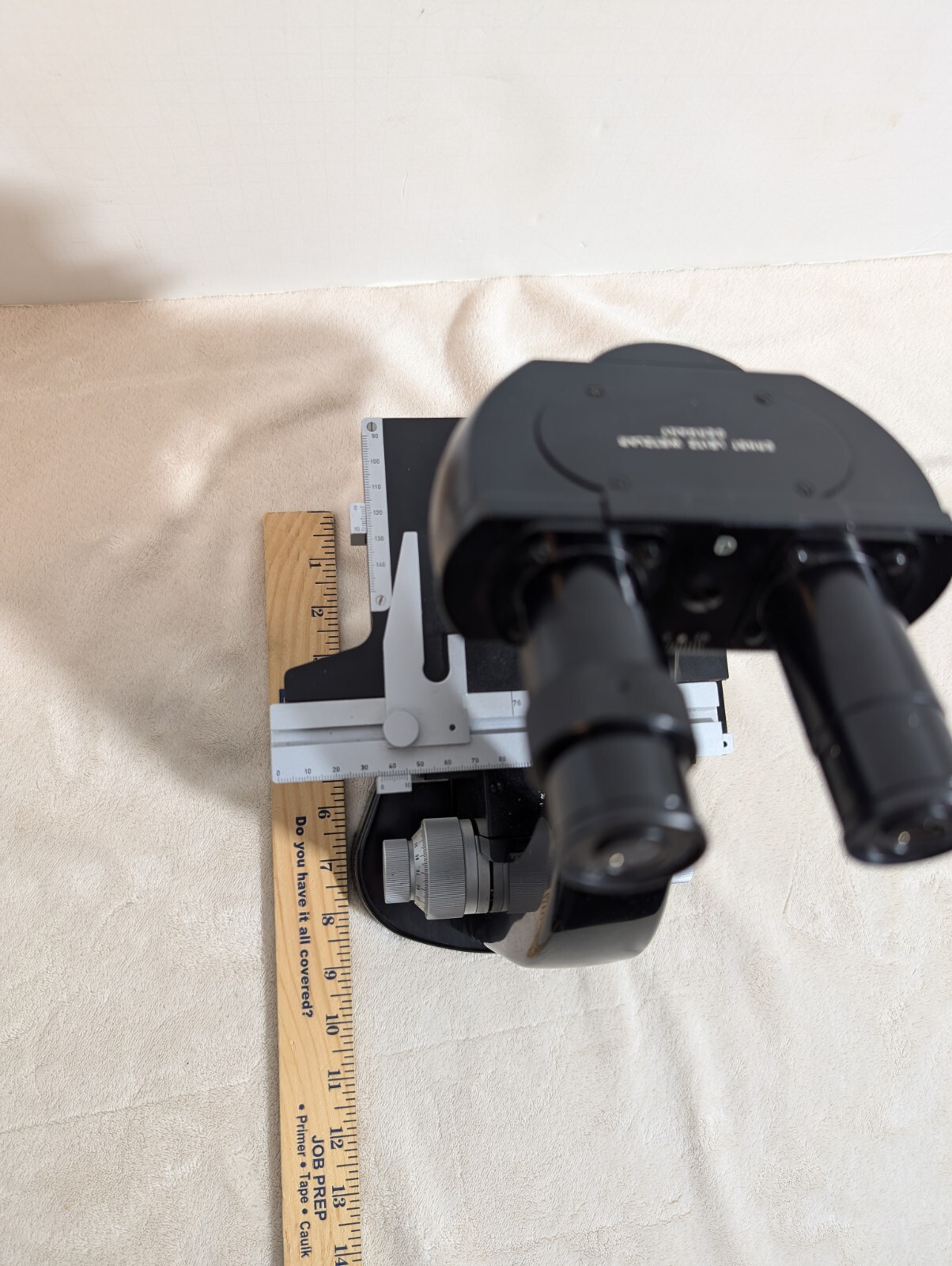 Leitz Wetzlar Binocular Microscope 4 Objectives Illuminator Case Manual Black