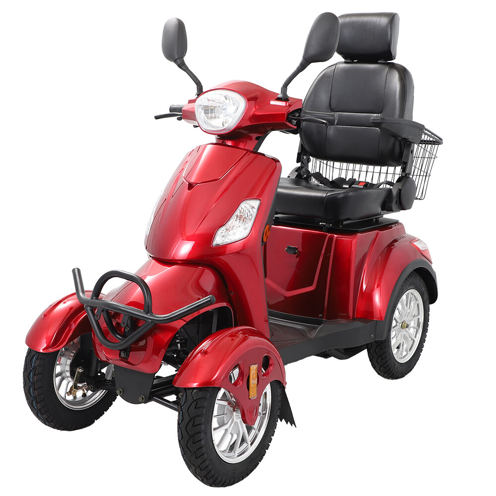 600W Four wheels Travel Mobility Scooter 60V 20AH battery Motor for Adult Senior