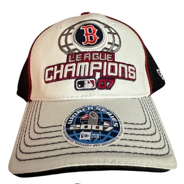 NWT Boston Red Sox 2007 World Series Champions League Clubhouse Cap New Era OSFM