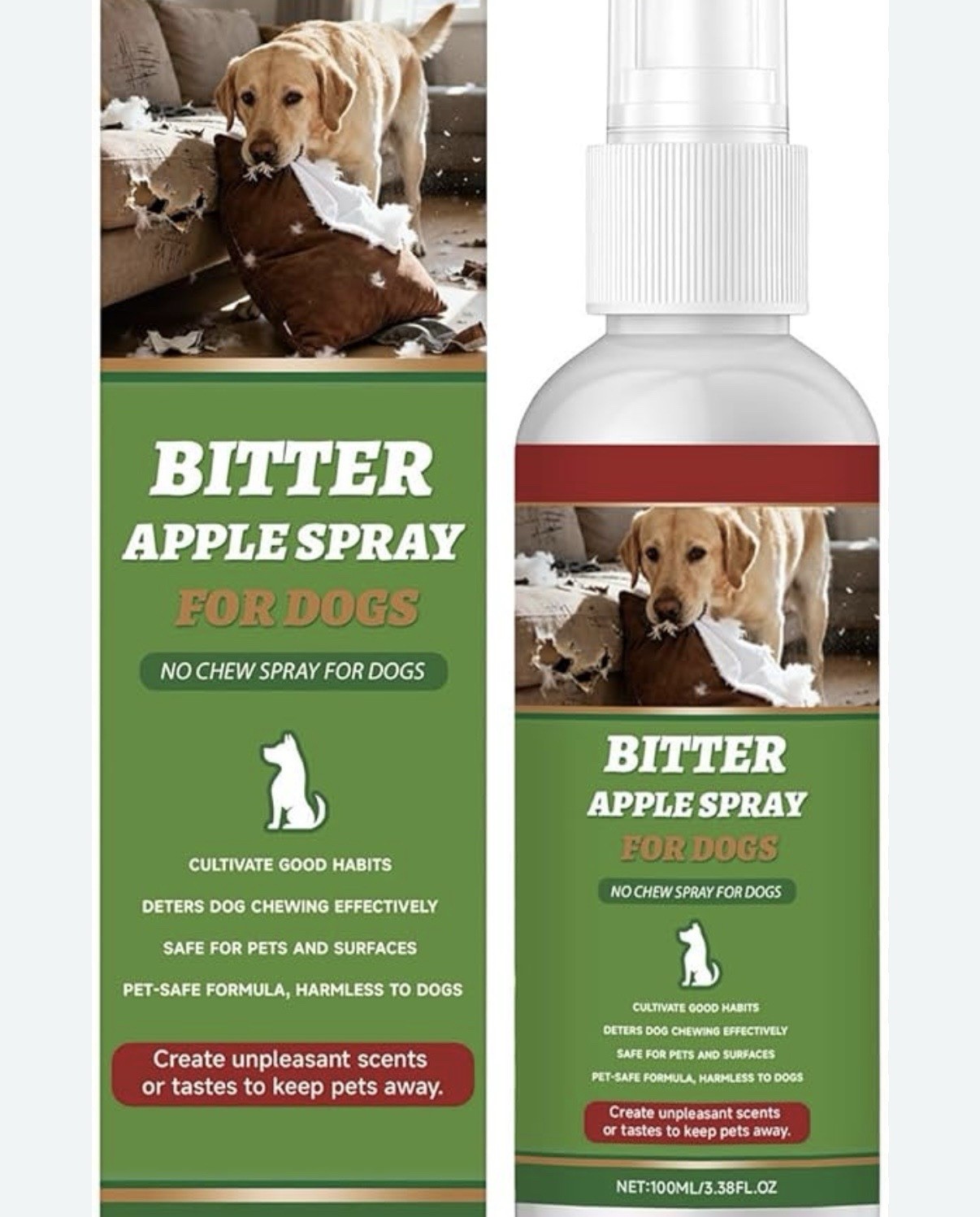 150ml Nicepethere Bitter Apple Spray For Dogs New Sealed Package