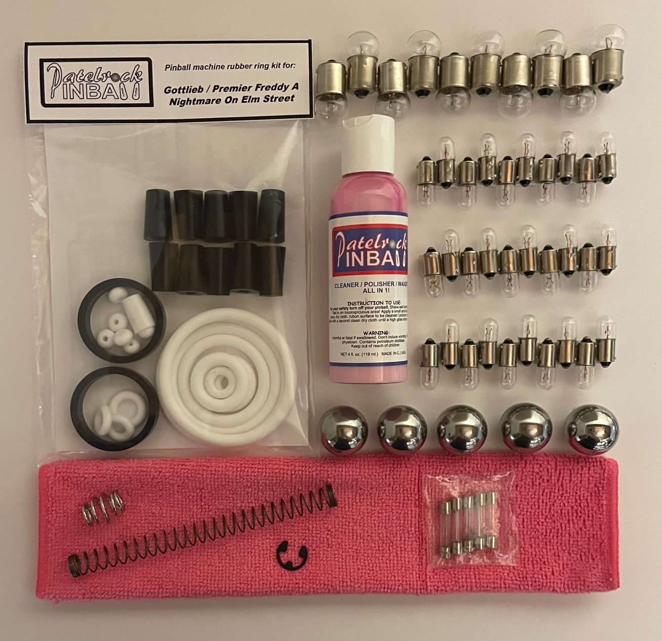 Gottlieb / Premier Freddy A Nightmare on Elm Street Pinball Machine Tune up kit