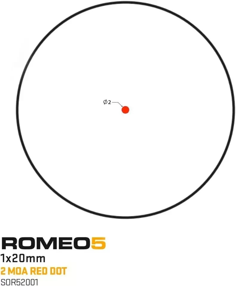 SIG SAUER Romeo5 Compact Red-Dot Sight (SOR52001)