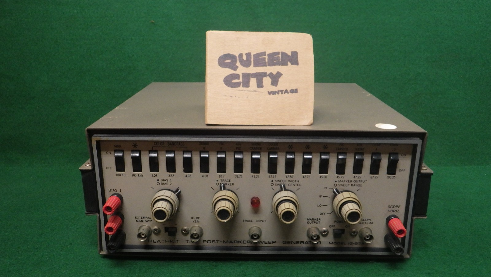 Heathkit TV Post Marker/Sweep Generator IG-57A Untested